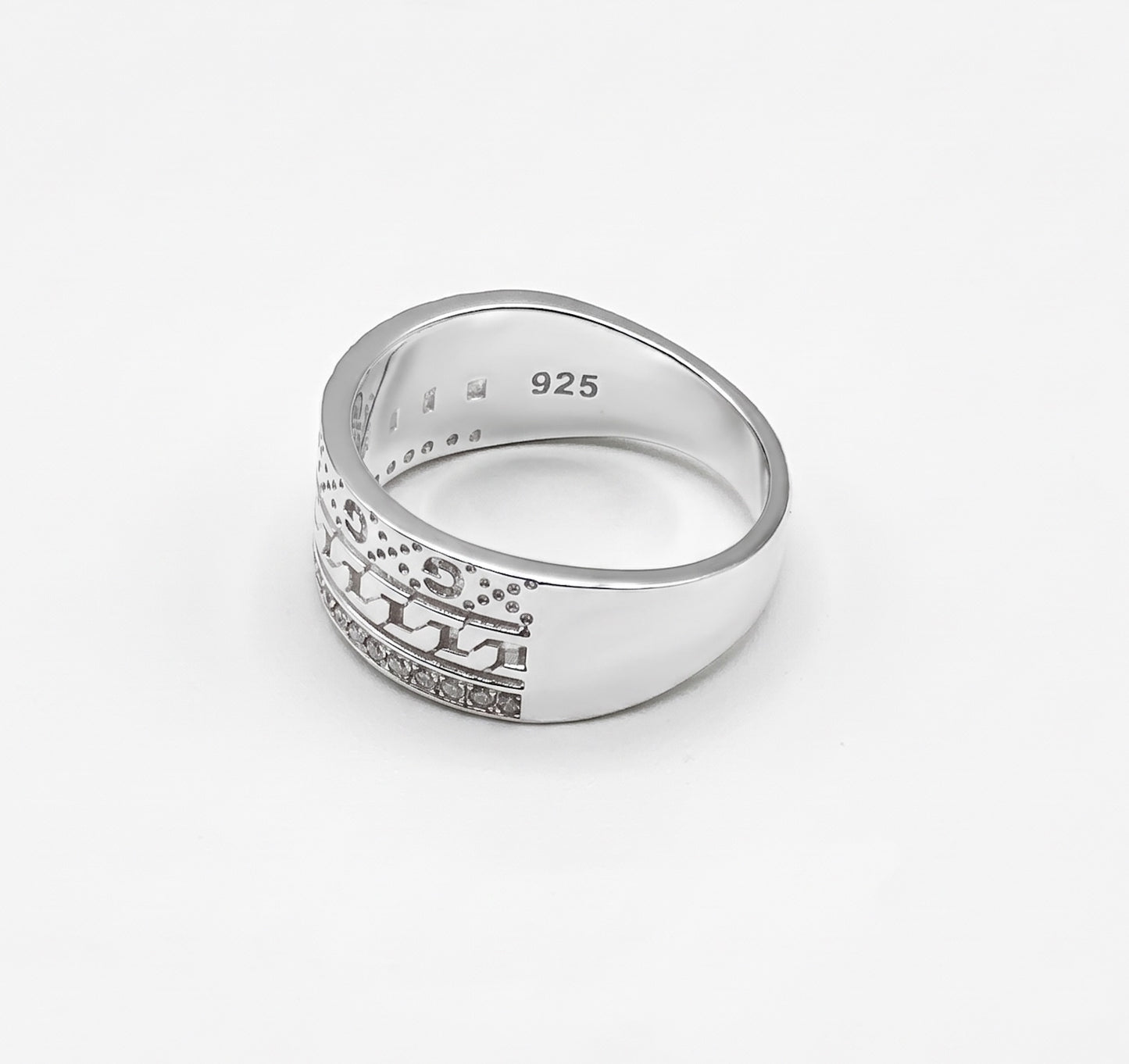 Anillo de plata Trirekha