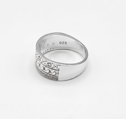 Anillo de plata Trirekha