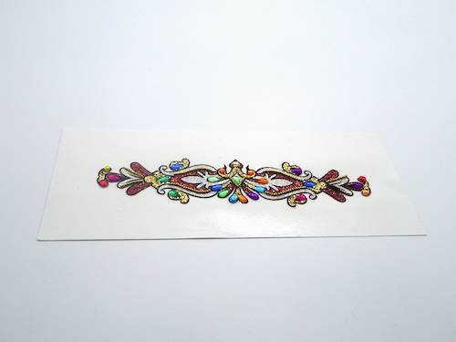 Tatuajes decorativos adhesivos multicolor