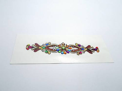 Tatuajes decorativos adhesivos multicolor