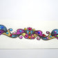 Tatuajes decorativos adhesivos color fucsia