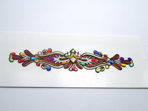 Tatuajes decorativos adhesivos multicolor