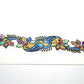 Tatuajes decorativos adhesivos color azul