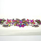 Tatuajes decorativos adhesivos color fucsia