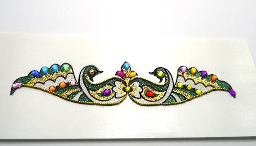 Tatuajes decorativos adhesivos color verde