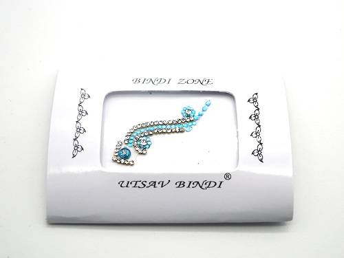 Bindis de la india color azul claro