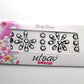 Bindis de la india variados color negro y plata
