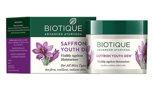 Crema hidratante rejuvenecedora de azafrán BIOTIQUE