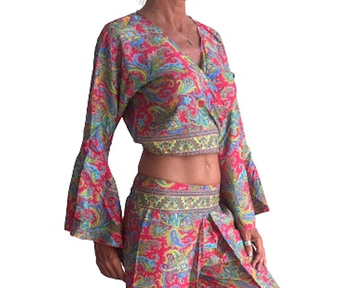 Blusa de seda india