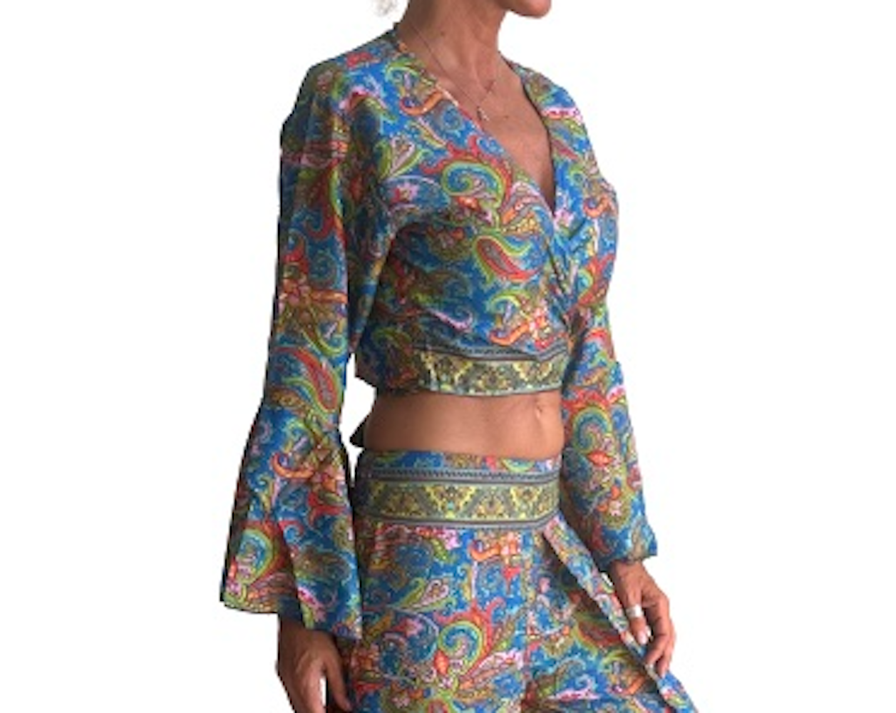 Blusa de seda india