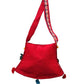 Bolso bandolera indio rojo con pompones