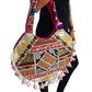 Bolso étnico de patchwork blanco de la India