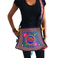 Bolso bandolera boho de India con pompones