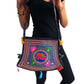 Bolso bandolera boho de India con pompones