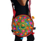 Bolso boho bandolera redondo de la india