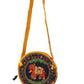 Bolso boho bandolera redondo de la india