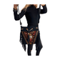 Bolso bandolera indio de piel con flecos
