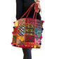 Bolso bohemio de cuadros colores