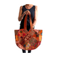 Bolso bohemio naranja de colores