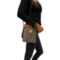 Bolso bohemio pequeño de piel