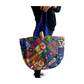 Bolso bohemio azul de colores