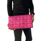 Bolso cartera de fiesta de seda