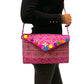 Bolso cartera de fiesta de seda