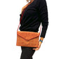 Bolso cartera de fiesta de seda