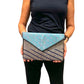 Bolso cartera de fiesta de seda