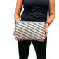 Bolso cartera de fiesta de seda