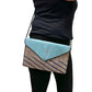 Bolso cartera de fiesta de seda