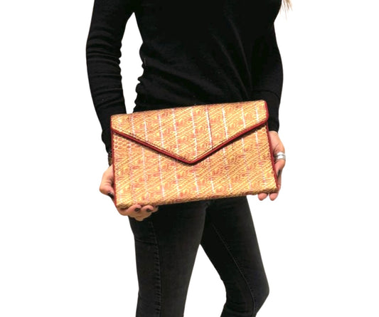 Bolso cartera de fiesta de seda