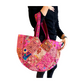 Bolso bohemio fucsia de colores