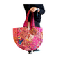 Bolso bohemio fucsia de colores
