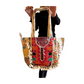 Bolso bohemio indio con pompones