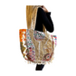 Bolso bohemio indio con pompones