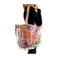 Bolso bohemio indio con pompones