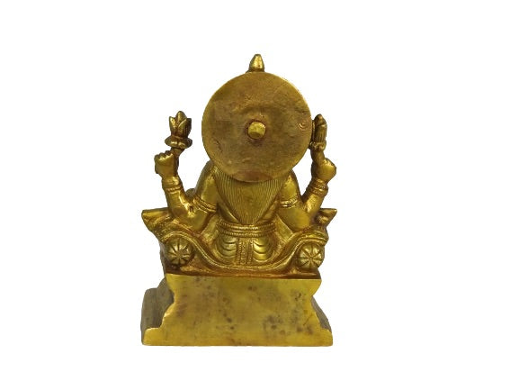 Estatua de bronce india de la Diosa Lakshmi