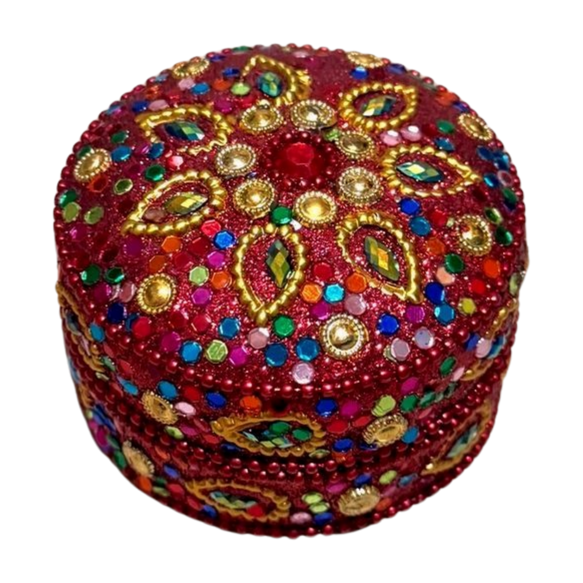 Cajitas indias de decoración brillantes