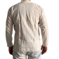 Camisa étnica india para hombre de algodón rústico