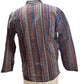 Camisa étnica india para hombre con rayas de colores