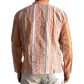 Camisa étnica india para hombre con rayas de colores