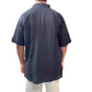 Camisa de Hombre color negro de Algodón Cuello Mao