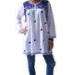 Camisola larga de algodón bordada