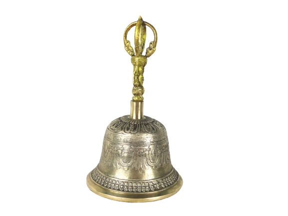 Campana budista con dorje