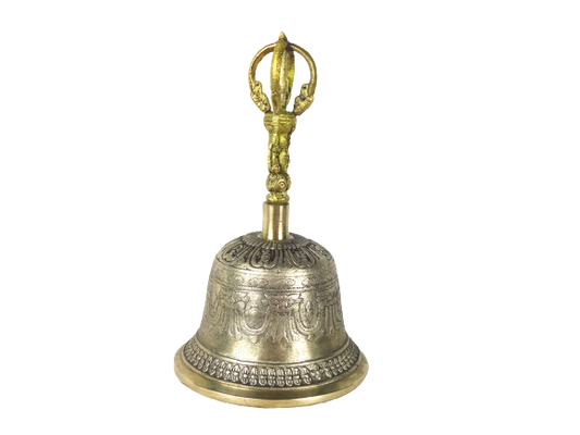 Campana budista con dorje