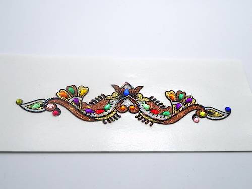 Tatuajes decorativos adhesivos multicolor