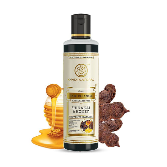 Champú ayurveda KHADI natural de shikakai y miel