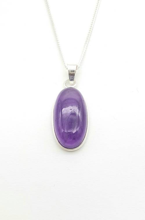 Colgante de plata con amatista