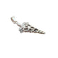 Colgante de plata con caduceo de plata